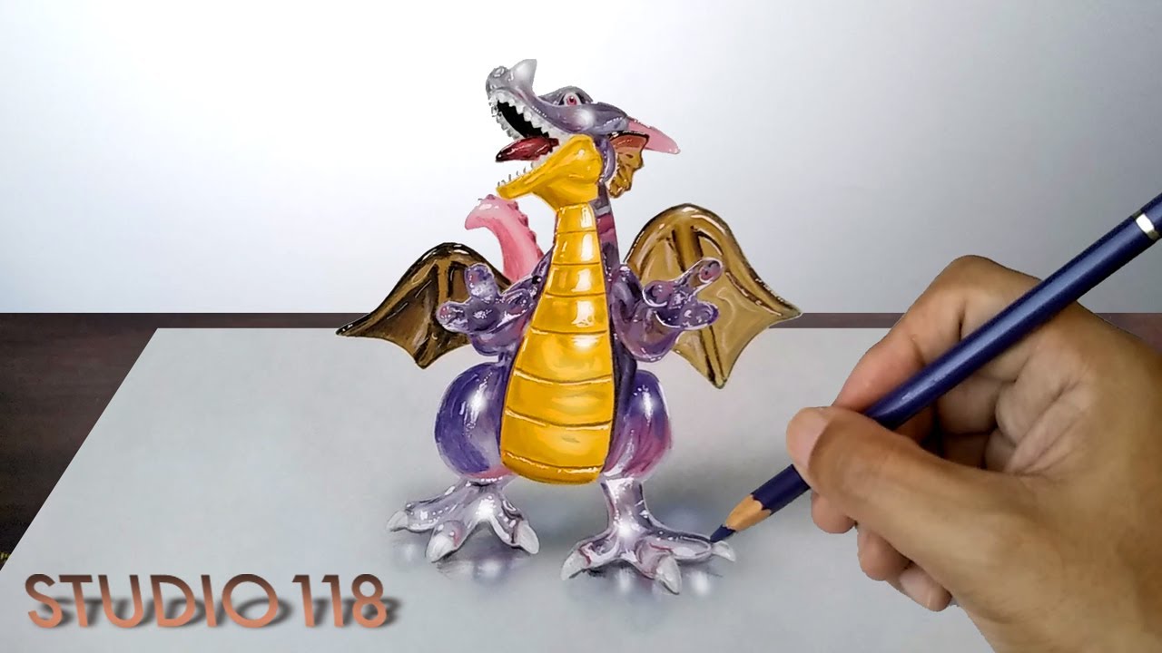 Illustration Making Dragon Quest Last Boss Dragon King Appears Youtube