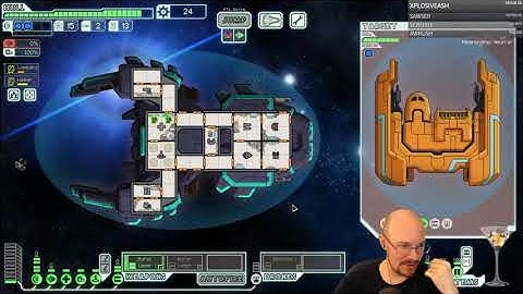 FTL Hard mode, NO pause, Random ships! Mantis B, 3rd run