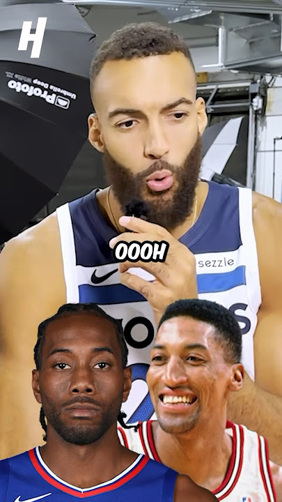 Rudy Gobert Chooses Between The GREATEST Defenders Of All Time 🍿👀 #shorts