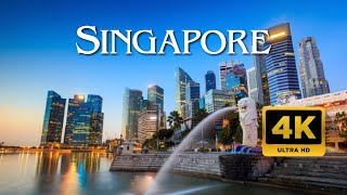 SINGAPORE 4K - Scenic Relaxation Film With Calming Music