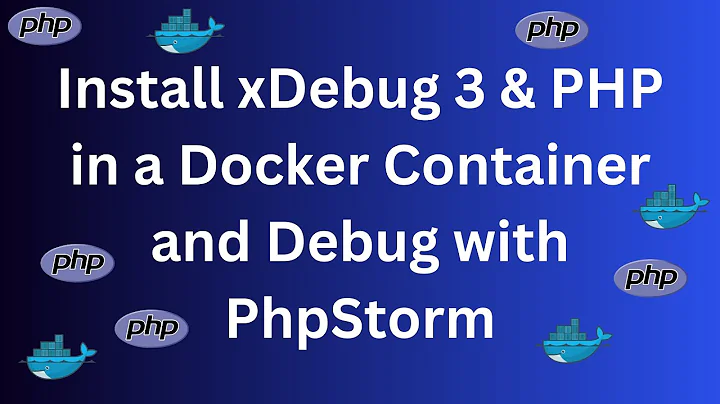 Install xDebug 3 and PHP 8 in a Docker Container and Connect it with PHPStorm