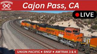 🔴Live🔴 Cajon Pass California, Summit / Silverwood Cam (BNSF'S CAJON SUB)