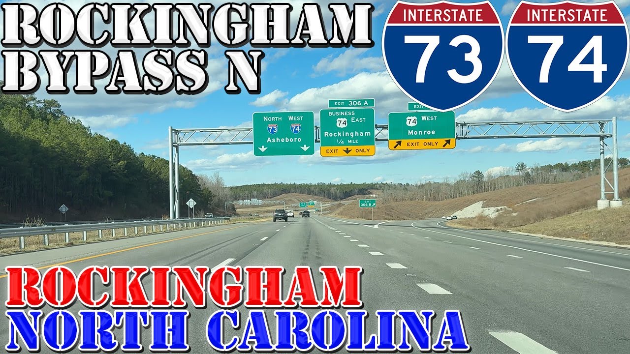 I-73 North - Rockingham Bypass - North Carolina - 4K Highway Drive