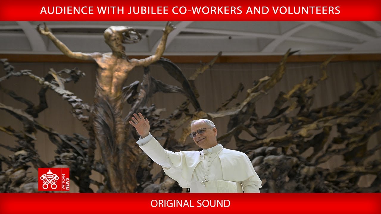 Audience with Jubilee Co-workers and Volunteers, 10 January 2026 - Pope Leo XIV
