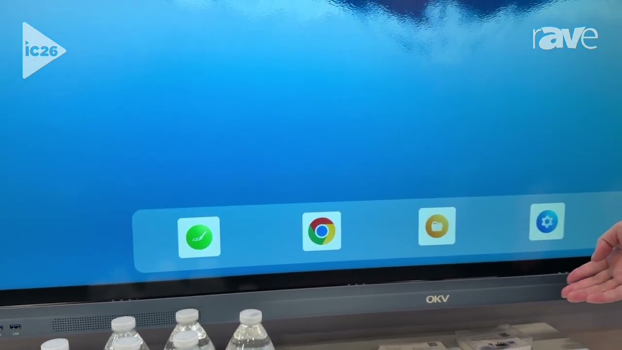 InfoComm 2026: Shenzhen OKView Shows Off IWB75AI(3588) Interactive Display