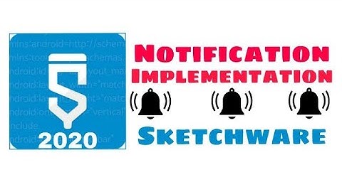Sketchware Notification Implementation - New Notification In Sketchware | 2020 | #sketchware