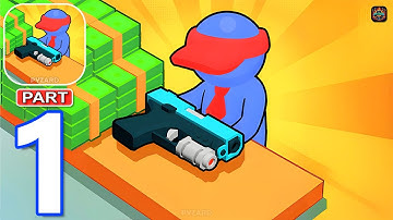 Gun Shop Tycoon - Gameplay Walkthrough Part 1 Stickman Idle GunShop Store Manager (Android, iOS)