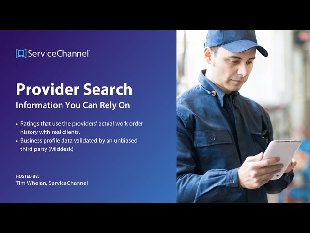 ServiceChannel Provider Search Feature Demo (3-parts)