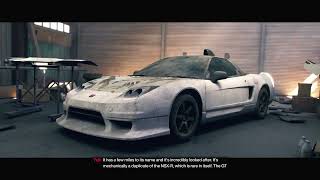 Forza Horizon 6 barn find before and after, Honda NSX-R GT