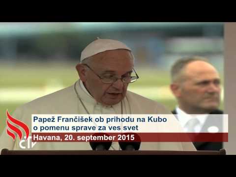 Kuba: Papež Frančišek opozoril, da poteka 3. svetovna vojna