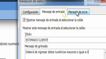 VALIDACIÓN DE DATOS EN EXCEL 2010