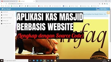 Web-Based Mosque Cash Application (Complete with Source Code)