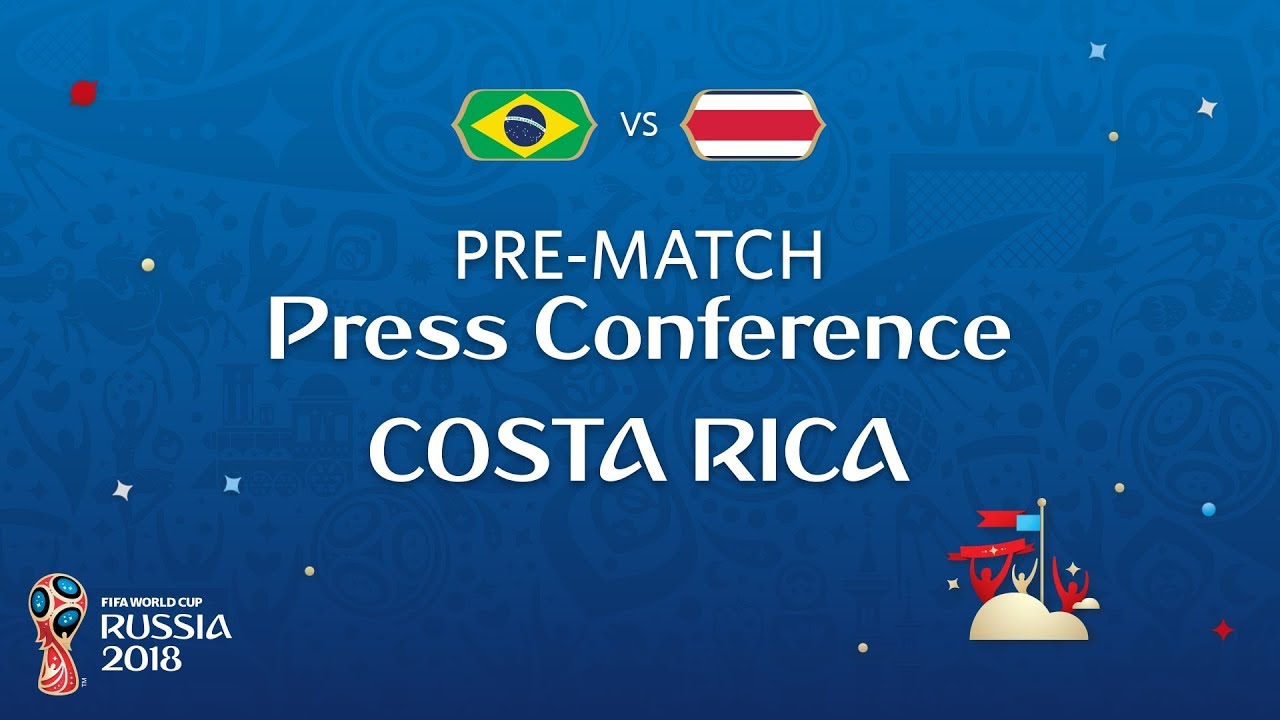 FIFA World Cup™ 2018: BRA vs CRC: Costa Rica Pre-Match Press Conference كرة القدم العاب