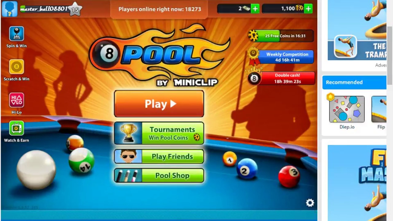 8 Ball Pool Magic New Coins Trick 20/June/2018 Get a Billion just 5 min