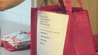 Marion volunteers pack free supply kits to prepare students for back to school