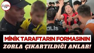 Tribün zorbasına gözaltı kararı: Minik taraftarın formasını zorla çıkarttırmıştı!