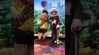 Carl Fredricksen & Russell From Disneypixars Up Are Excited For Their New Attraction At Disneyland
