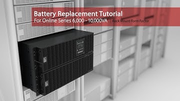 CyberPower Battery Replacement Tutorial for Online Series 6,000-10,000VA (Rack)