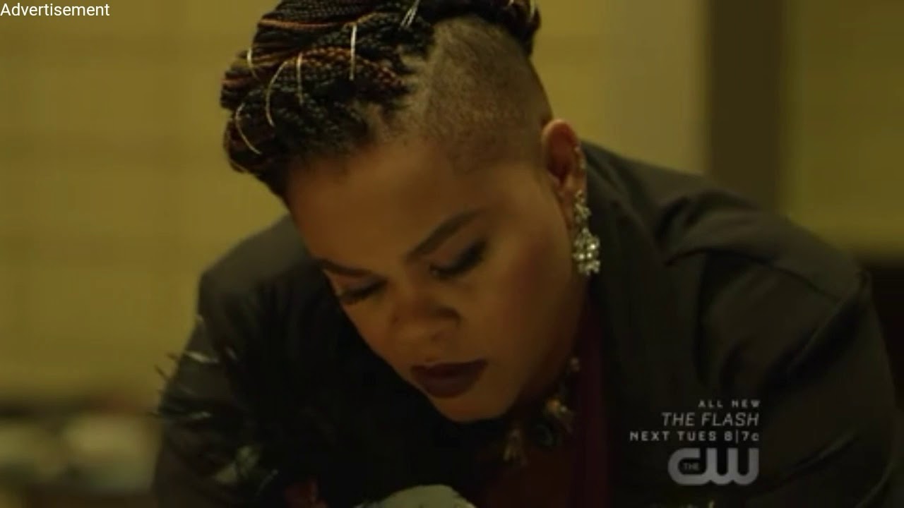 Black Lightning 1x06 Ending/Gambi talks to Lady Eva/Anissa finds out her father is Black Lightning