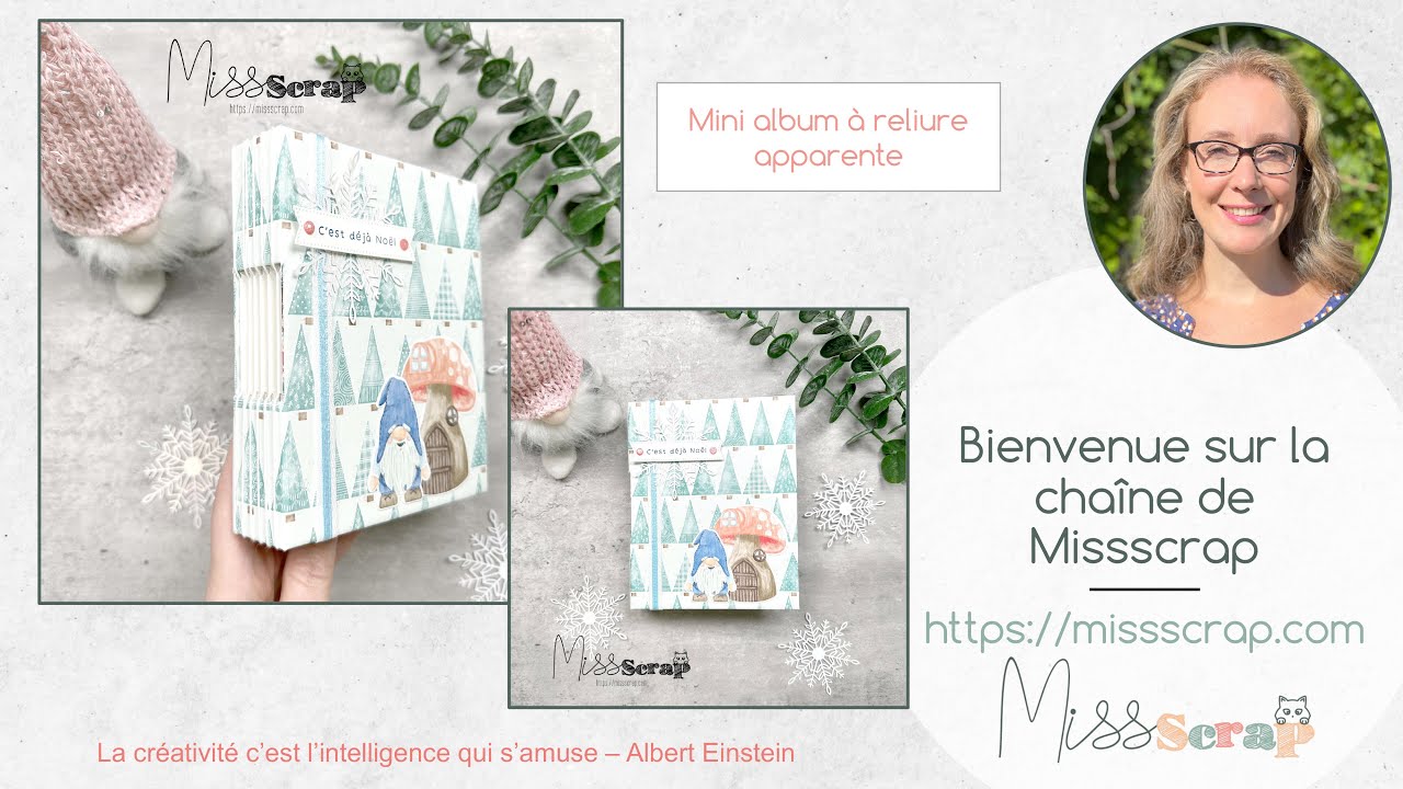 Scrap & papotages #22: un mini album de Noël