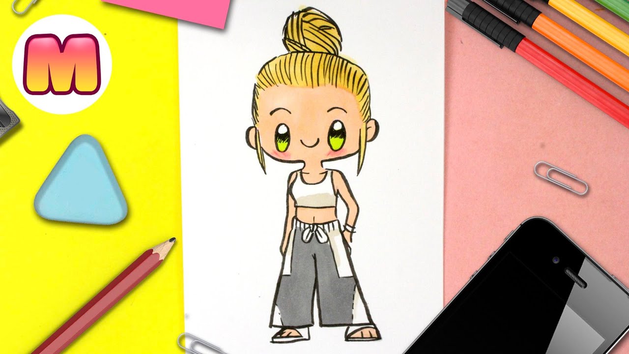 COMO DIBUJAR UNA CHICA KAWAII 💖 Dibujos kawaii faciles 💖 como dibujar  personas kawaii - thptnganamst.edu.vn