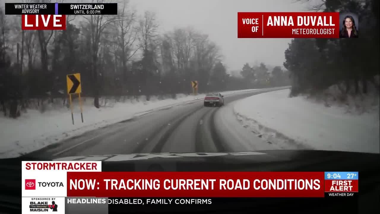 Tracking current road conditions - YouTube