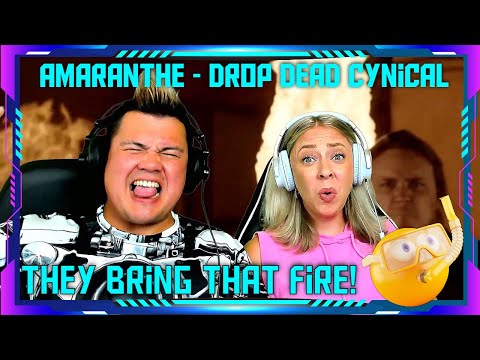 Americans react to "Amaranthe - Drop Dead Cynical (Official Video)" | THE WOLF HUNTERZ Jon and Dolly
