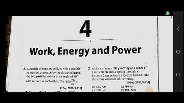 4 TS EAMCET WORK ENERGY & POWER PHYSICS YEAR WISE SOLVED QUESTIONS TS ARIHANT 2023 #EAMCET2023