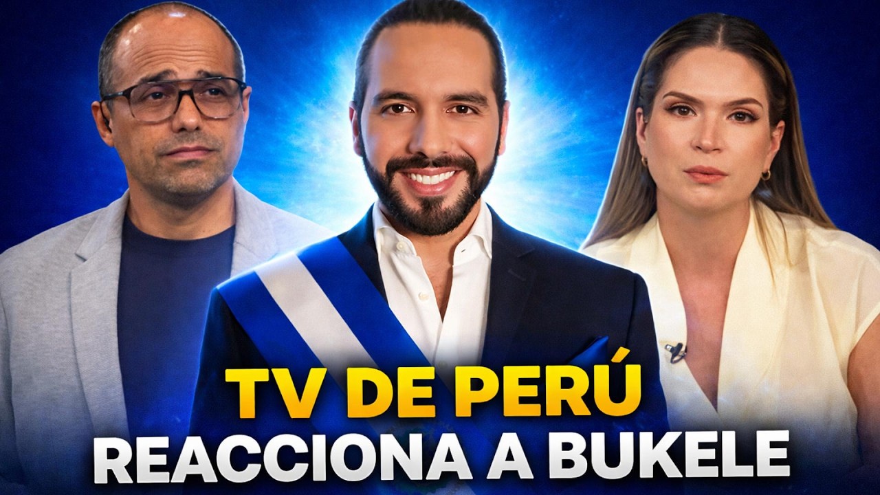 TV de PERU reacciona a BUKELE y esto es lo que dijeron...