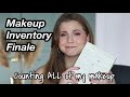 MAKEUP INVENTORY// How Much Makeup Do I Own NOW?! 2020 Finale!