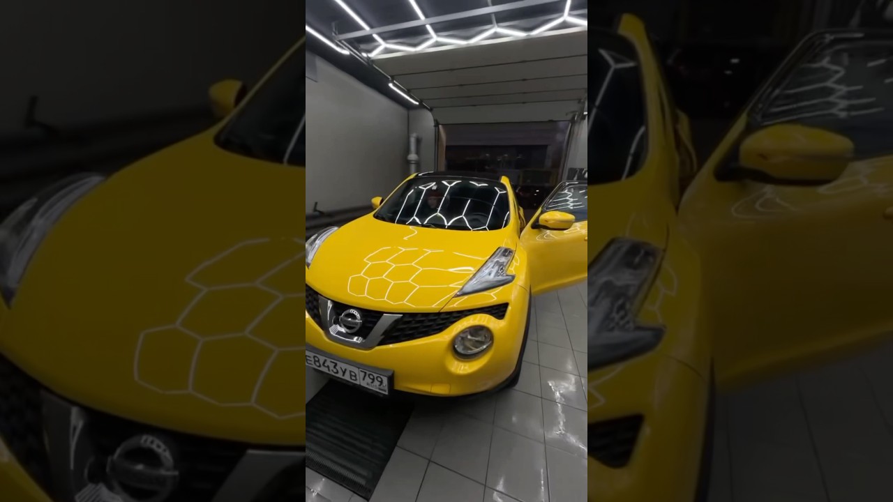 Двухфазная мойка Nissan Juke.  Гидрофоб спустя ПОЛГОДА 