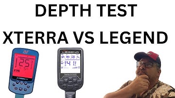 MINELAB XTERRA PRO NOKTA LEGEND DEPTH TEST DEEP SILVER COINS