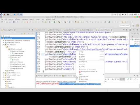 34  JAVA EE Servlets  deploy & testing project