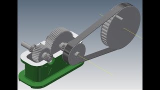 Tutorial Inventor 2017 Simulación dinámica de poleas sincrónicas o de tiempo