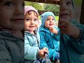 Twin Babies Listen to Rain Sounds