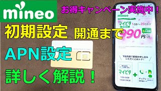 Low-cost SIM [mineo] Detailed explanation of how to set up the SIM and APN!