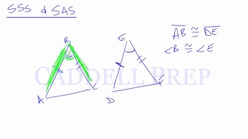 Proving Triangles Congruent with SSS or SAS