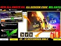 π₯ Free Fire Redeem Codes for October 30 β Grab Your Rewards Now! π
