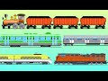 Trains | Railway Vehicles | Street Vehicles | learn transports | baby videos