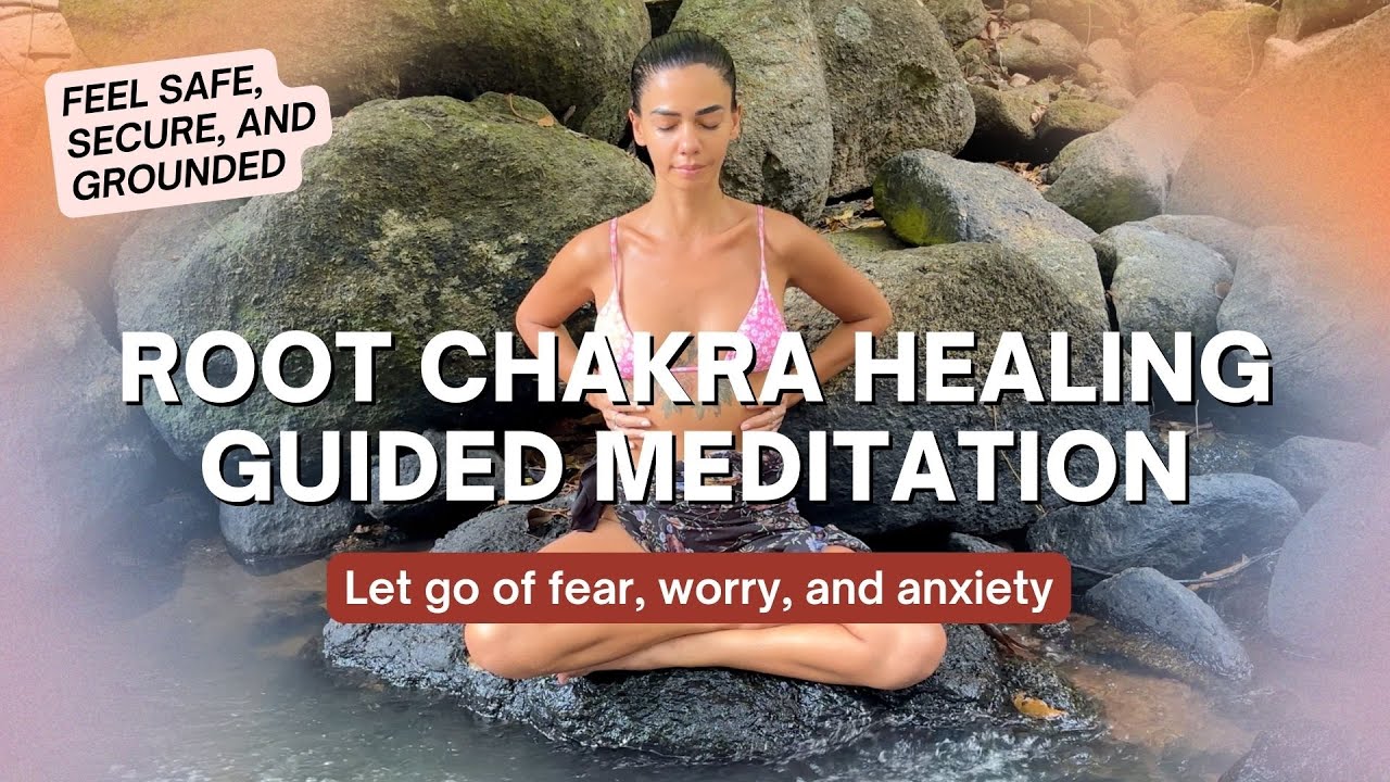 8-minute root chakra healing meditation: Release fear, worry, & anxiety