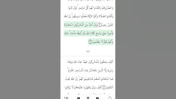 #سورة التوبه #القرآن_الكريم #اللهم_صل_وسلم_على_نبينا_محمد