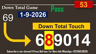 Thailand Lottery Down Full and Final Total Game Update | Thai Lottery 3UP Game Update 1-9-2026 screenshot 1