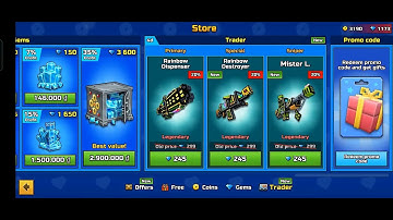 pixel gun 3D new trader van ( trash weapon)