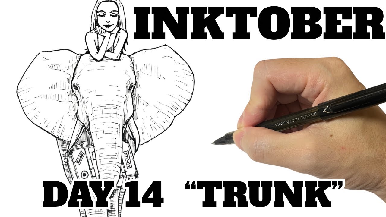 Trunk Inkober INKTOBER 2025 Day 14 “Trunk” #art #kimjunggi #penart #drawing #sketch # ...