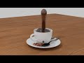 Blender 4.3 tutorial : Create a Fluid Simulation.Blender4.3教程：创建流体模拟