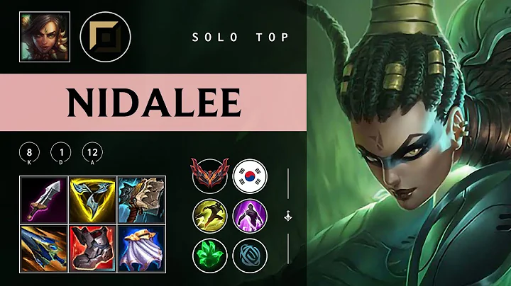Nidalee Top vs Jayce - KR Grandmaster Patch 25.22
