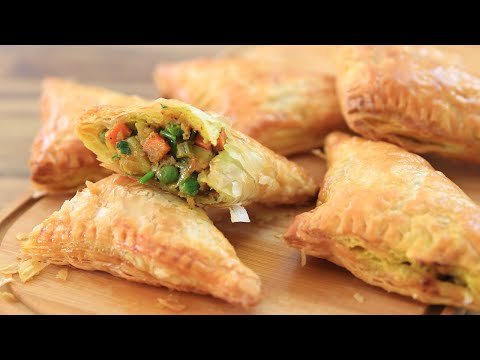 Vegetable Curry Puffs Recipe | How to Make Curry Puffs