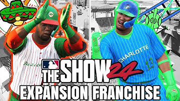 I Created RIVAL Expansion TEAMS in MLB the Show 24! | MLB the Show 24 Expansion Franchise Ep1