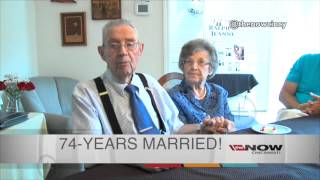 WATCH:  Seventy-four years of marriage!