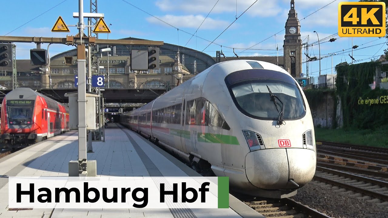 Hamburg Hbf 16.08.2025 - Vielfältiger Bahnverkehr mit ICE, RE, S-Bahn & Fernzügen